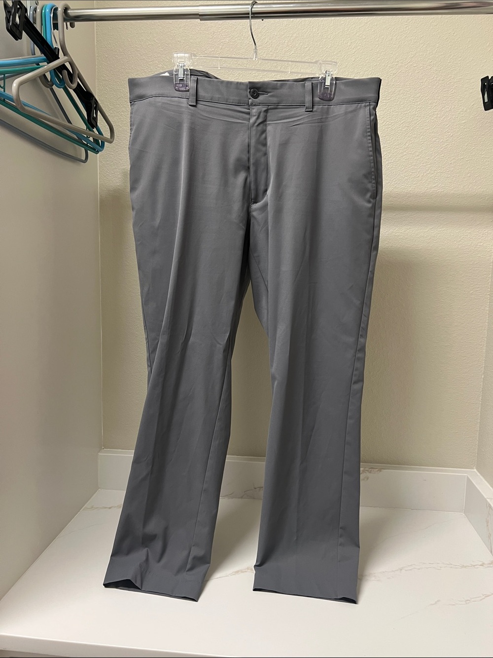 Grand Slam Men's Slate Gray Dress Pants